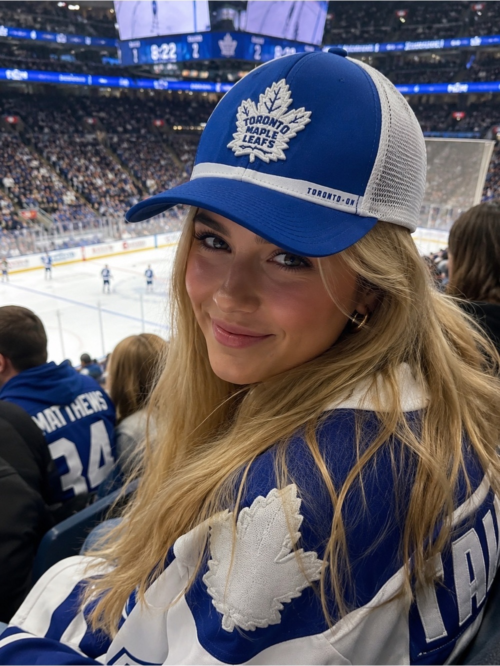 Toronto Maple Leafs Blue and White Cap